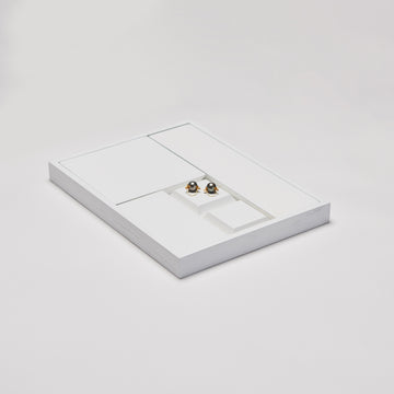 WOOD MODULAR TRAY AND RISER SET