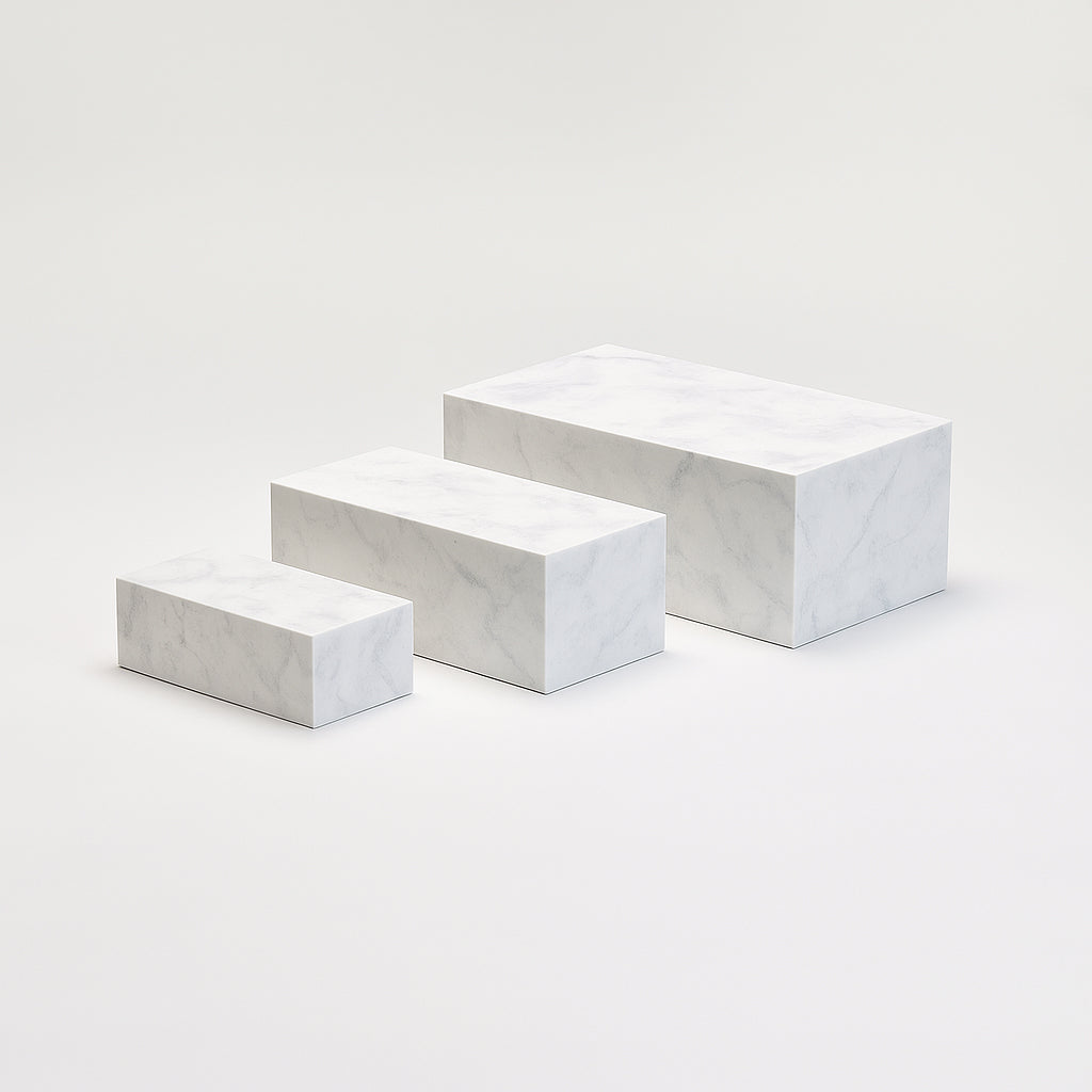 NESTING RECTANGULAR DISPLAY RISER / BOX