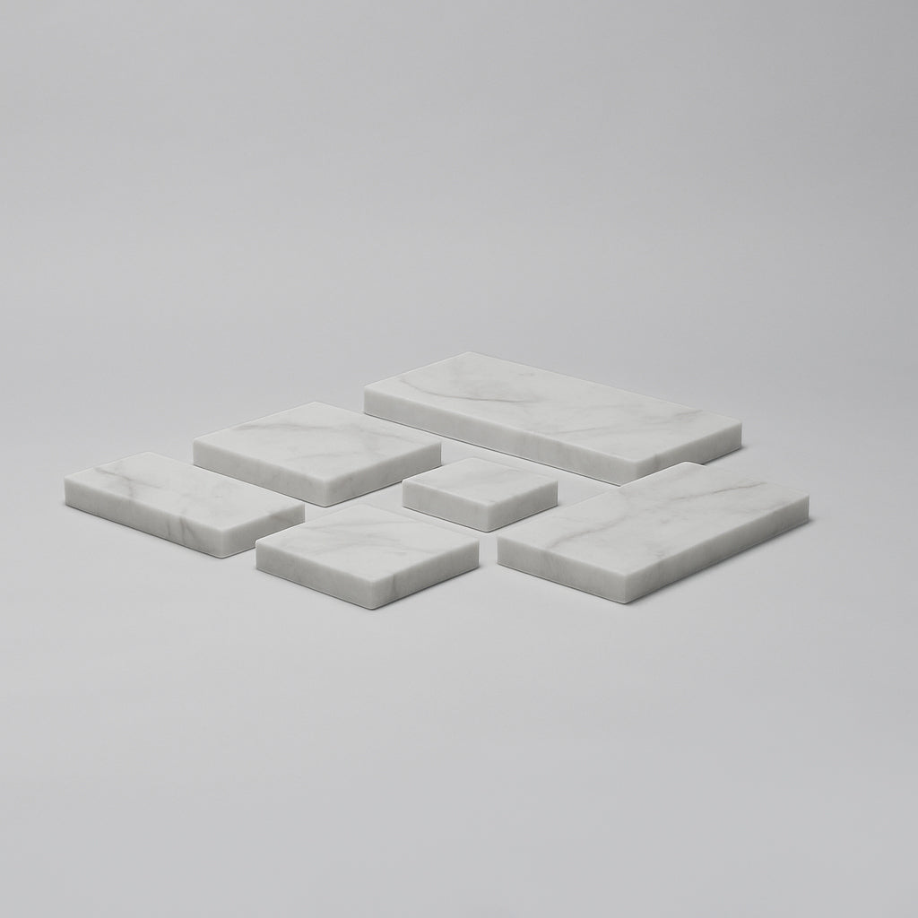 STRAIGHT EDGE DISPLAY RISERS