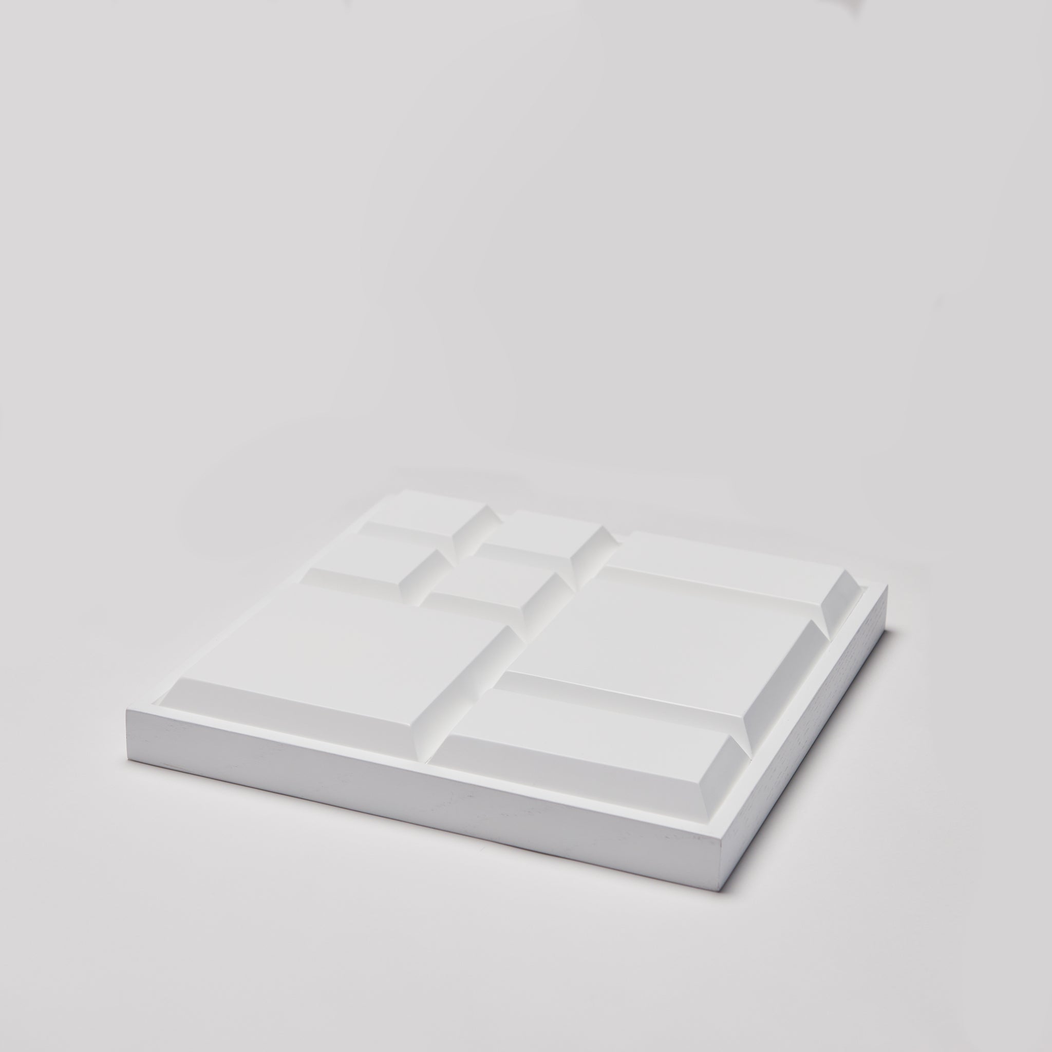 WOOD MODULAR TRAY AND RISER SET