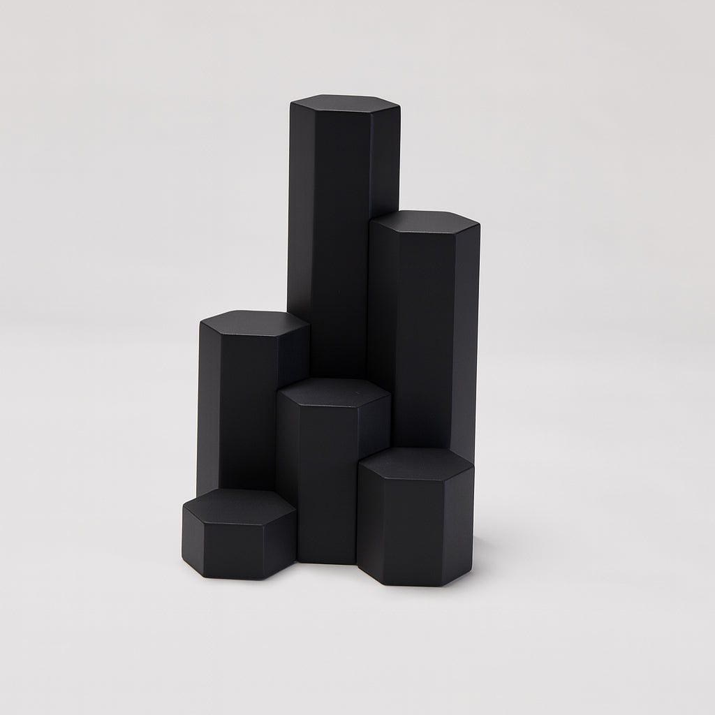 MAGNETIC HEXAGON DISPLAY TOWER