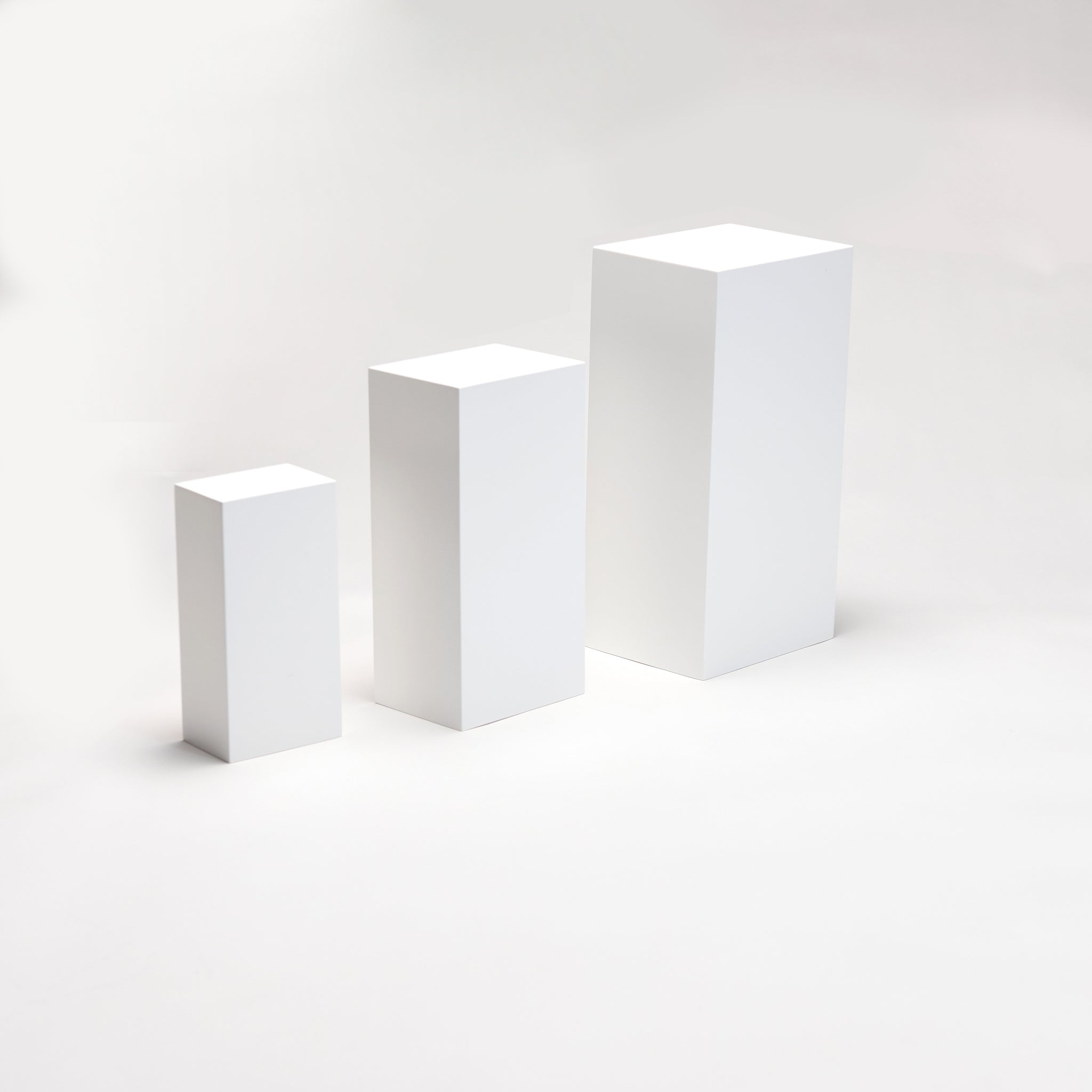 MODULAR RECTANGULAR DISPLAY RISER / BOX SET OF 3